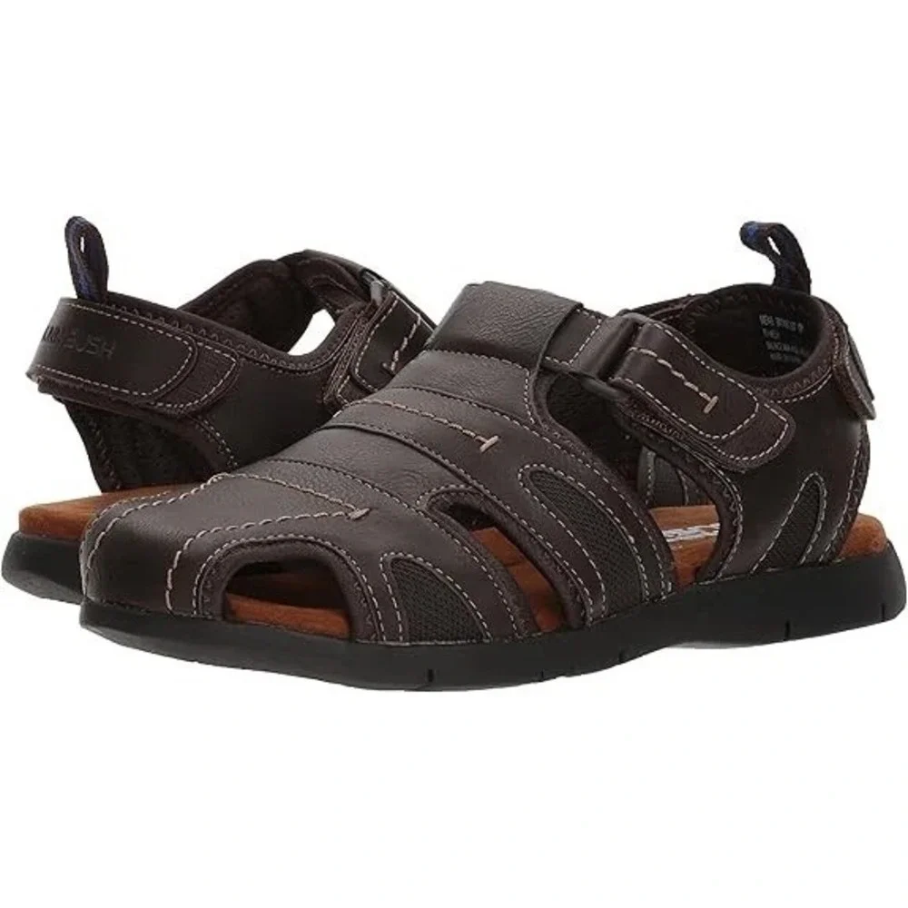 Nunn Bush Men's Rio‎ Grande Closed Toe Fisherman Sandal Brown 84748-200 Size: 8